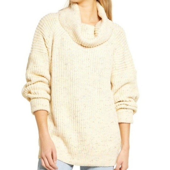 New Free People cowl neck Knitted  Sweater - Picture 4 of 14